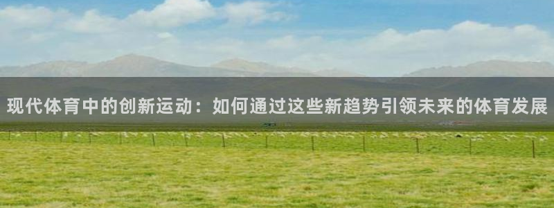 MK体育官网下载:现代体育中的创新运动:如何通过这些新趋势引